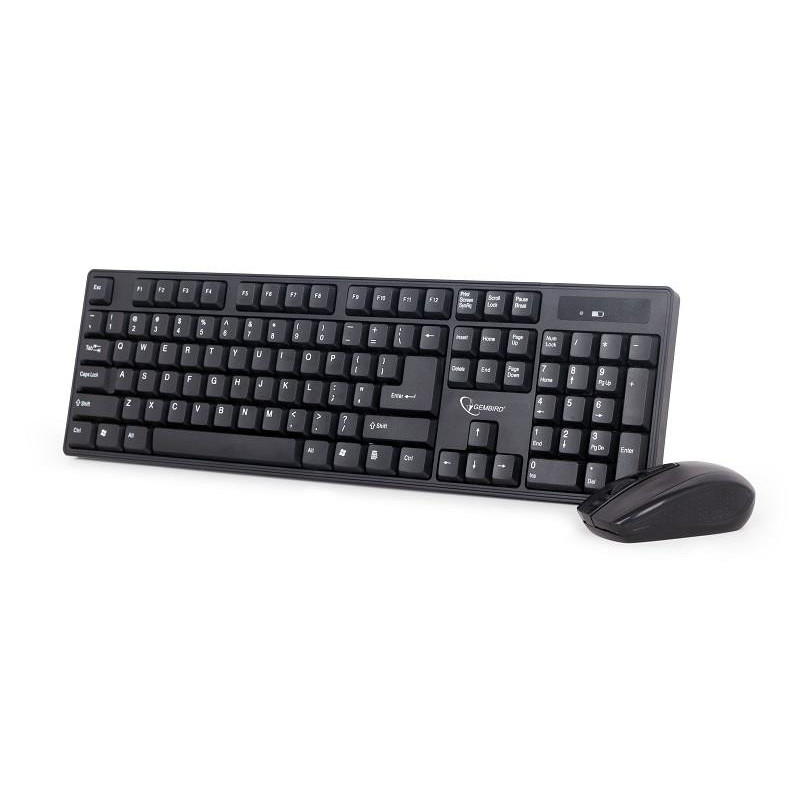 Gembird Wireless desktop set US layout black