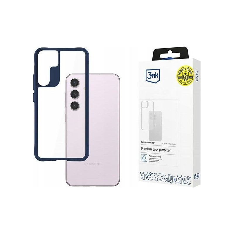 Samsung Galaxy S24 - 3mk Satin Armor Case+ Blue