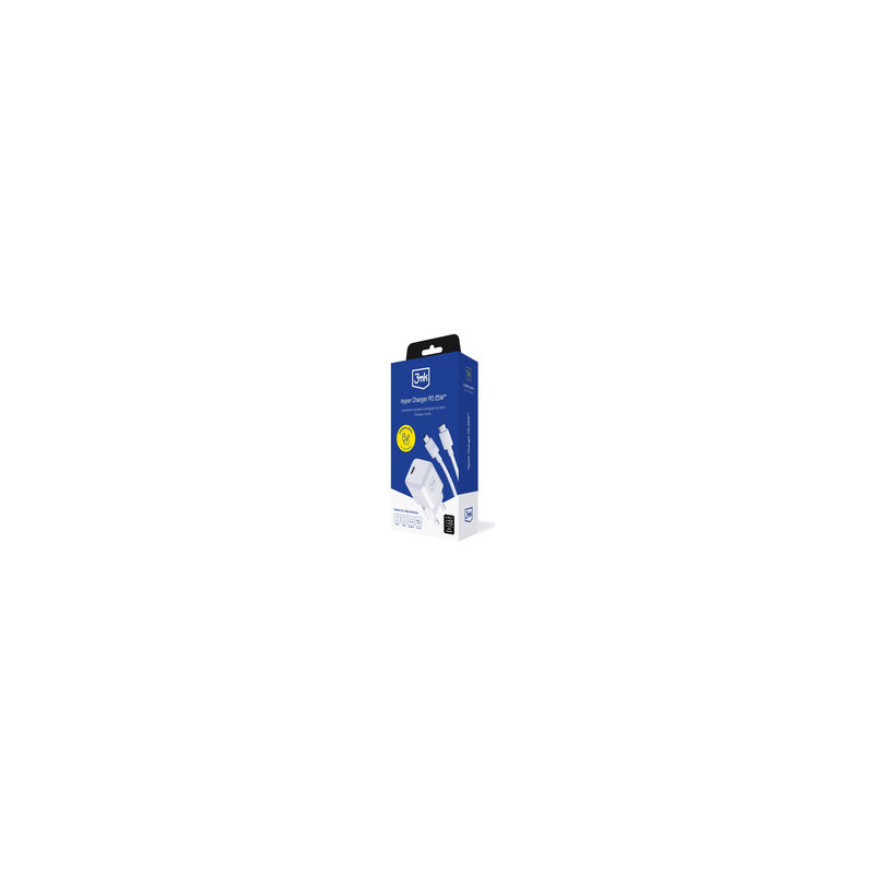 3mk Hyper Charger PD 25W + 1x USB-C-C Cable