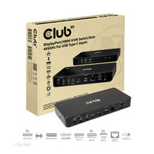 Club3D KVM Switch 4K60Hz 2x...