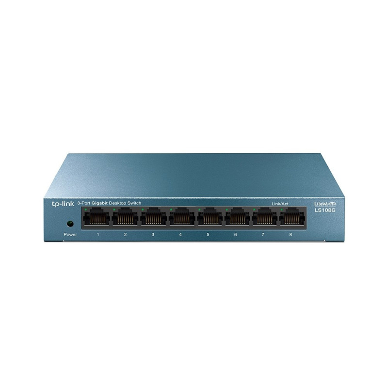 TP-LINK LS108G Unmanaged Gigabit Ethernet (10 / 100 / 1000) Blue