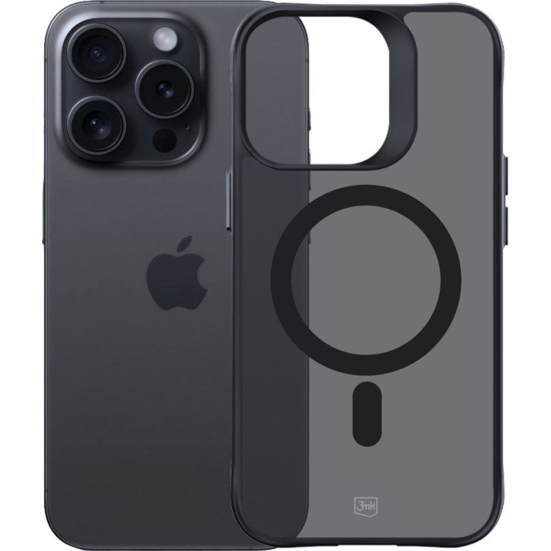 Apple iPhone 15 Pro - 3mk Smoke MagCase