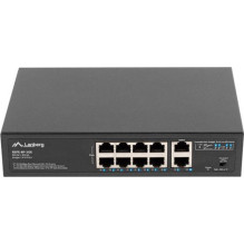 Lanberg Switch PoE+ Rack 10" / 19" RSFE-8P-2GE-120