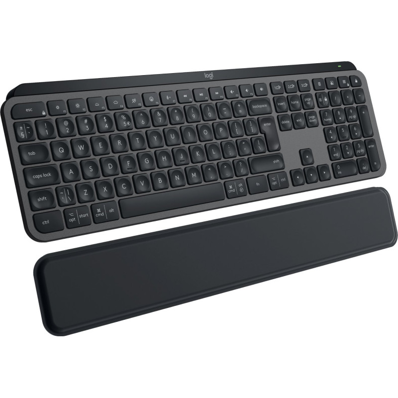 Logitech MX Keys S US-Layout inkl. MX Palm Rest graphite