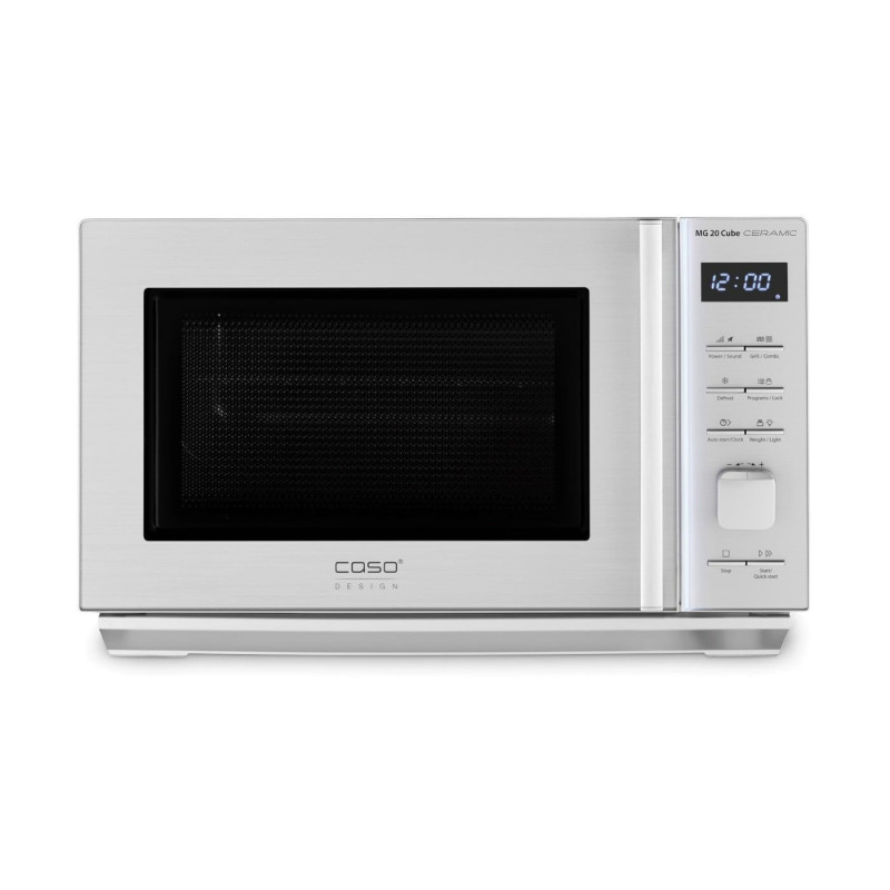Caso Microwave Oven with Grill MG 20 Cube Free standing 800 W Grill Silver 4038437033250