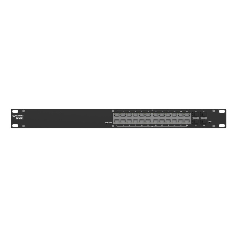 SwitchTELTONIKASWM282000200Switch type ManagedSwitch layer L224xRJ-45 portsPower over Ethernet (PoE) Yes24xPower over Et