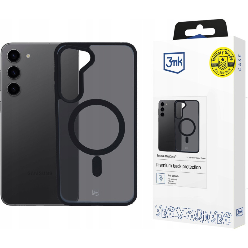 Samsung Galaxy S23 5G - 3mk Smoke MagCase