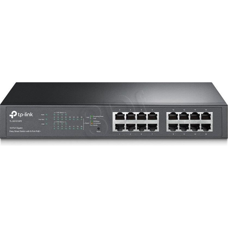 TP-Link SG1016PE switch L2 16x1GbE (8xPoE+)