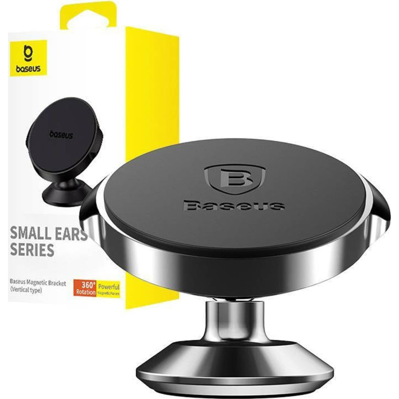 Baseus Small Ears 360 degrees vertical magnetic holder (Overseas Edition) - black