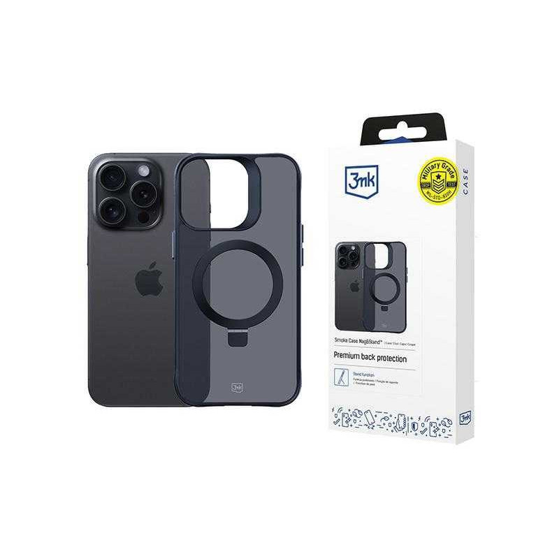 3MK Smoke Case iPhone 14 Pro Max Magsafe &amp; Stand