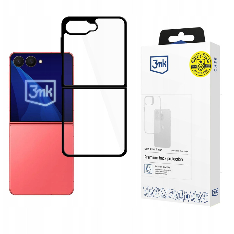 Samsung Galaxy Z Flip 7 - 3mk Satin Armor Case+ Flip