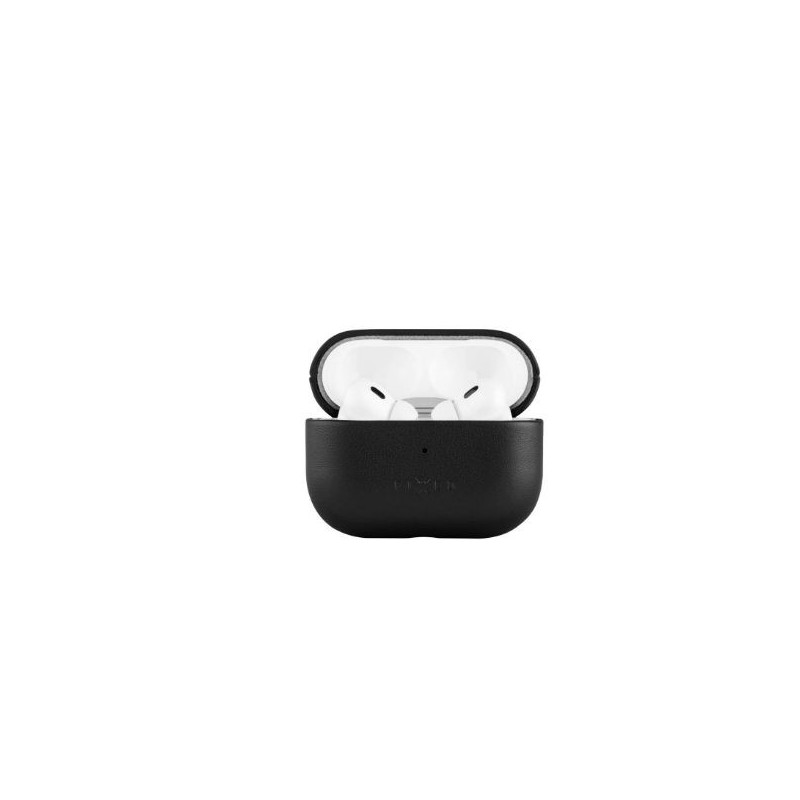 Fixed Earbuds Case with MagSafe Support Apple AirPods Pro 2 / Pro 2 (USB-C) Black Leather