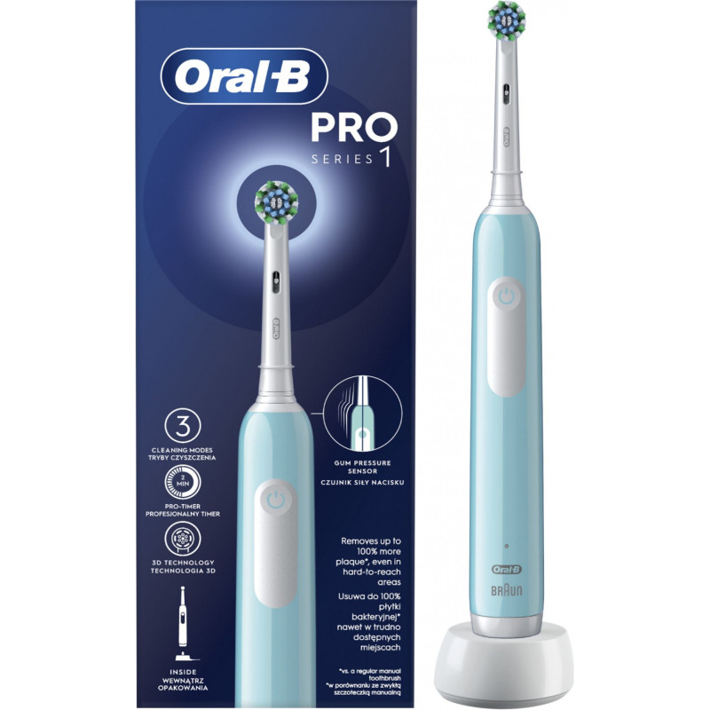 Akcija! BRAUN el.zobu birste Cross Action zila D 305.513.3 Blue