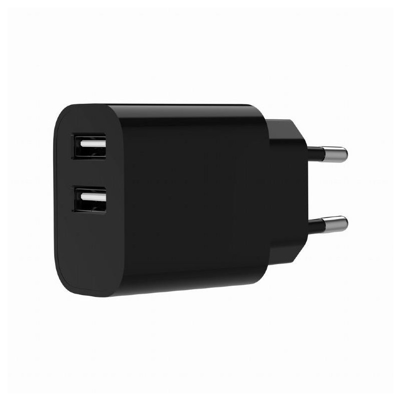 Gembird 2xUSB-A 5V 2.4 A czarna