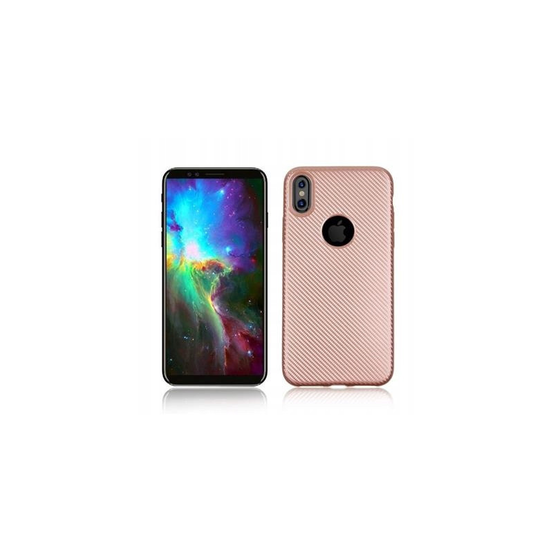 Samsung J3 J330 2017 Rose Gold Carbon Fiber Case