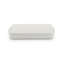BRABANTIA Make &amp; Take pusdienu kārba plakana - Light Grey