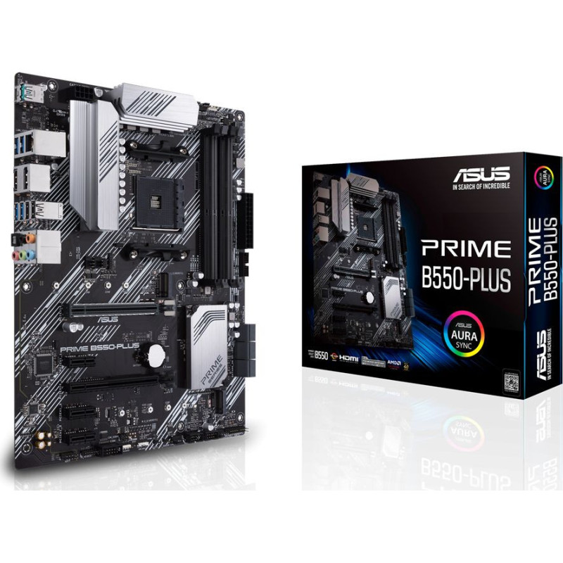 ASUS PRIME B550-PLUS AMD B550 Socket AM4 ATX