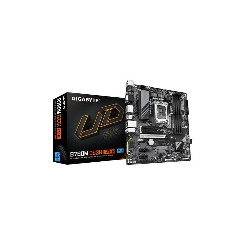 Motherboard B760M DS3H s1700 GEN5 4DDR5 HDMI / DP / DSUB mATX