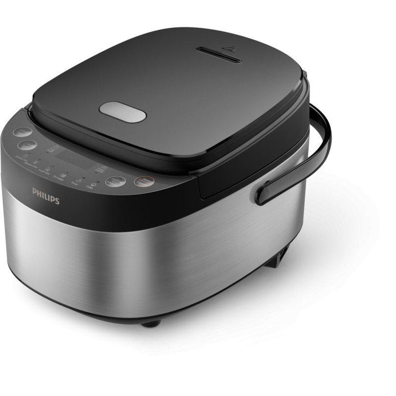 Philips Mini rice cooker HD3093 / 80 3000 series 600 W 0.85 L Number of programs 8 Black / Stainless Steel