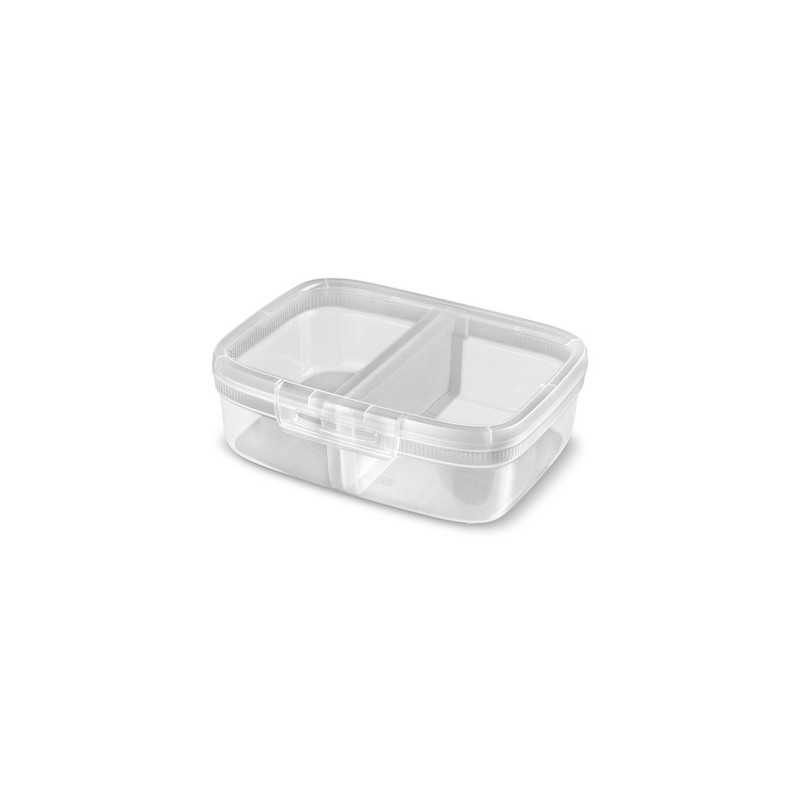 Partikas uzglabasanas trauks taisnsturveida ar sadalitaju 3 3L Snap Box caurspidigs 3253924845623
