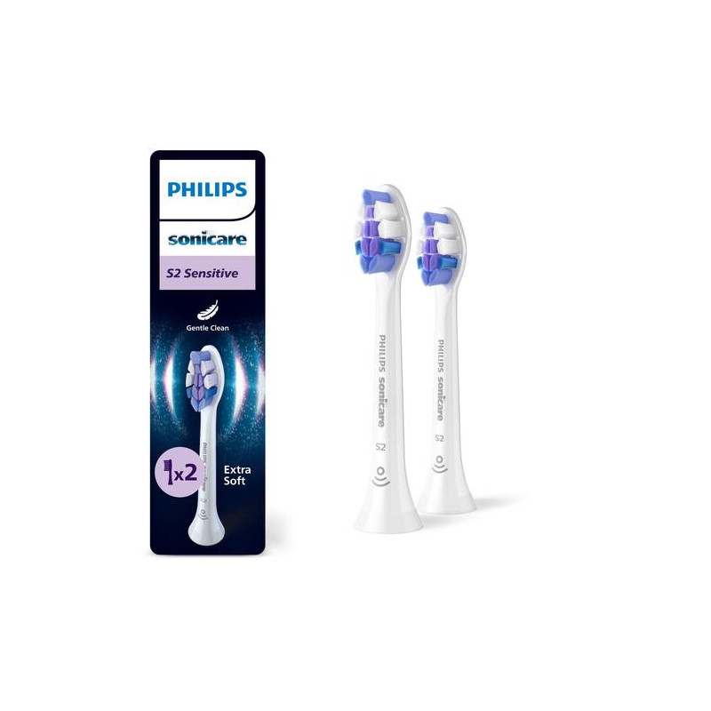 Philips Sonicare Sensitive Standarta Sonic zobu birstes uzgalis 2gab balts HX6052 / 87