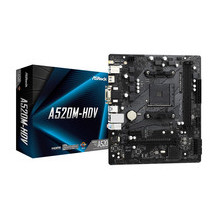 ASRock A520M-HDV - Motherboard - micro ATX - Socket AM4 - AMD A520 4710483932267