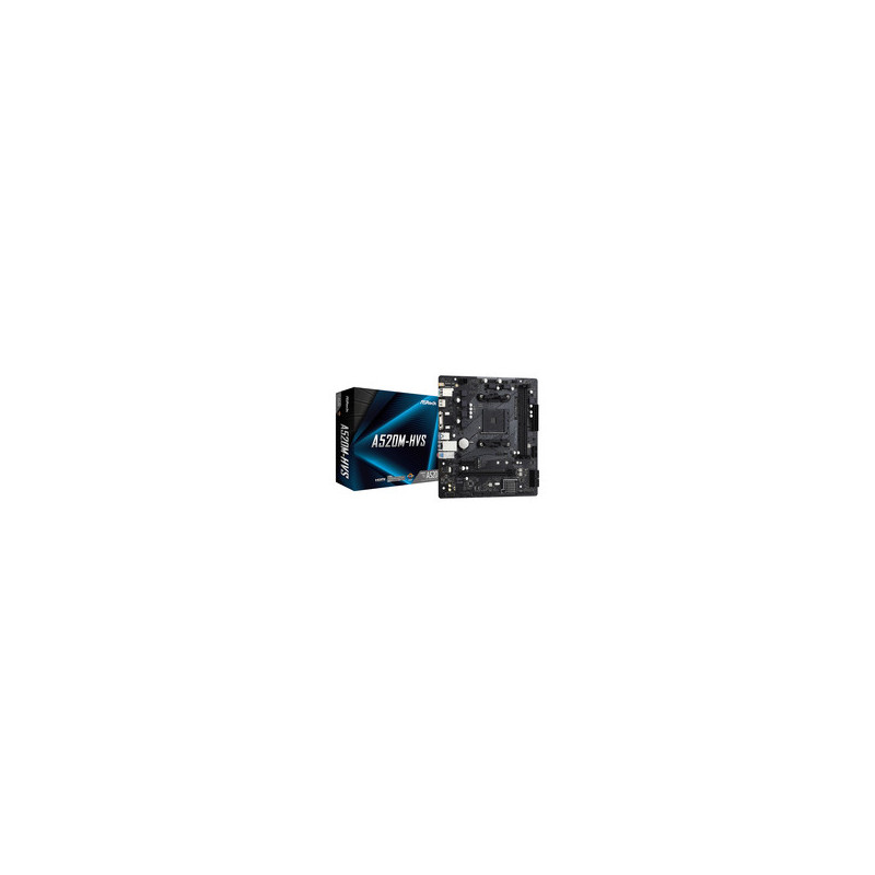 Asrock A520M-HVS AMD A520 Socket AM4 micro ATX
