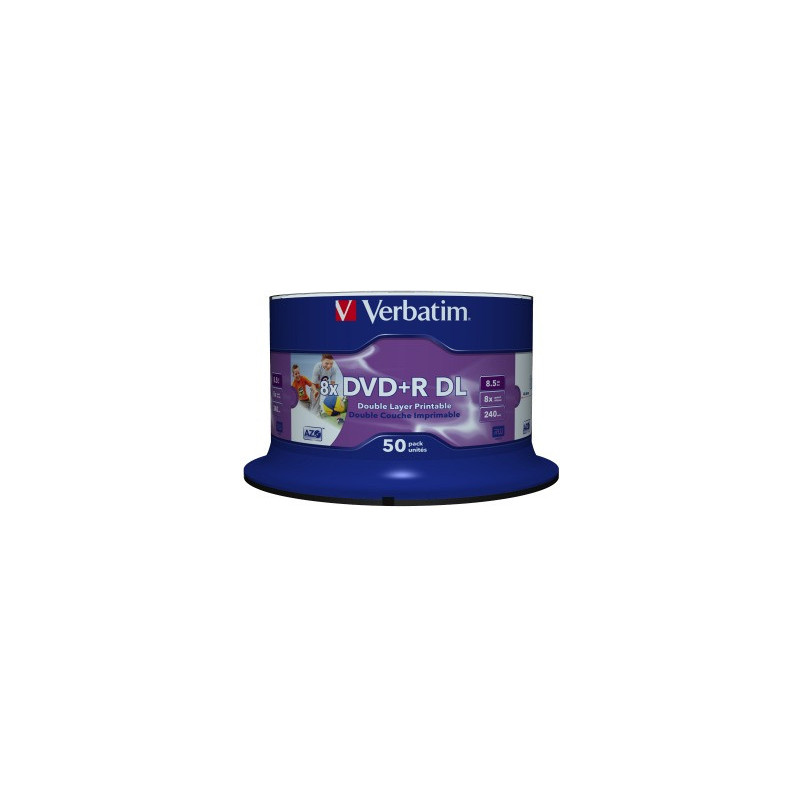 Verbatim - DVD+R DL x 50 - 8.5 GB - storage media