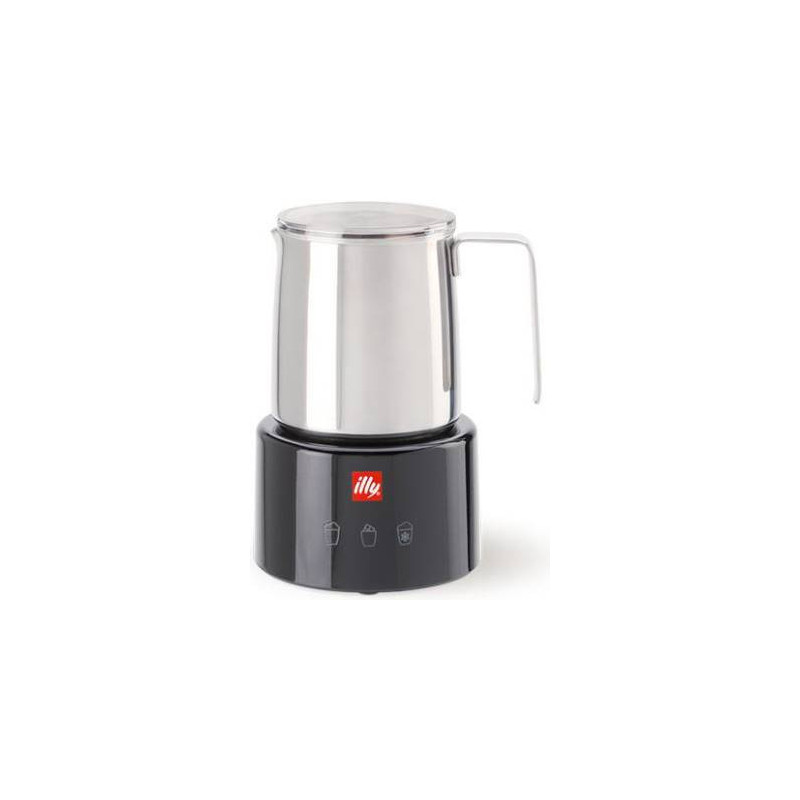 Illy 23760 Milk Frother / Warmer Black Stainless Steel