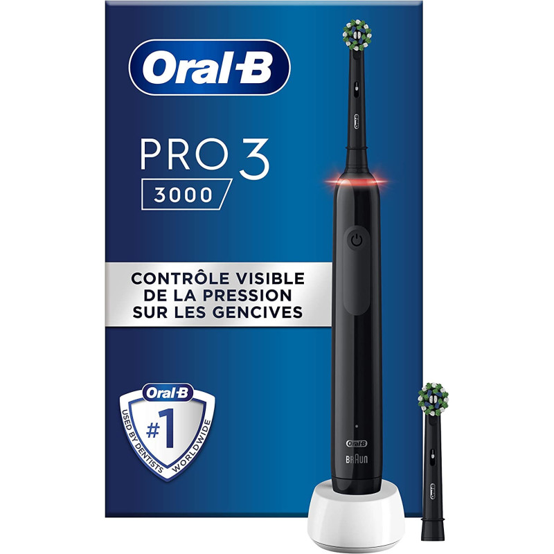 Braun Oral-B Pro 3 3000 CrossAction black Edition electric toothbrush (black)