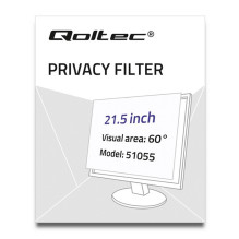 Qoltec Privatizing filter RODO 21.5'' 16:9