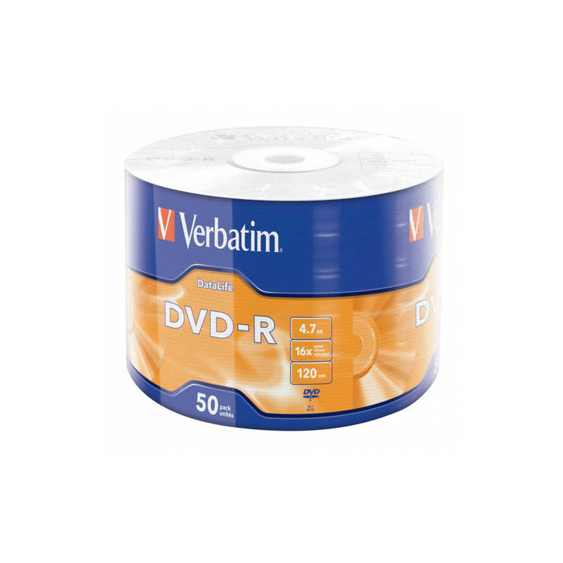 Verbatim 43791 blank DVD 4.7 GB DVD-R 50 pc(s)