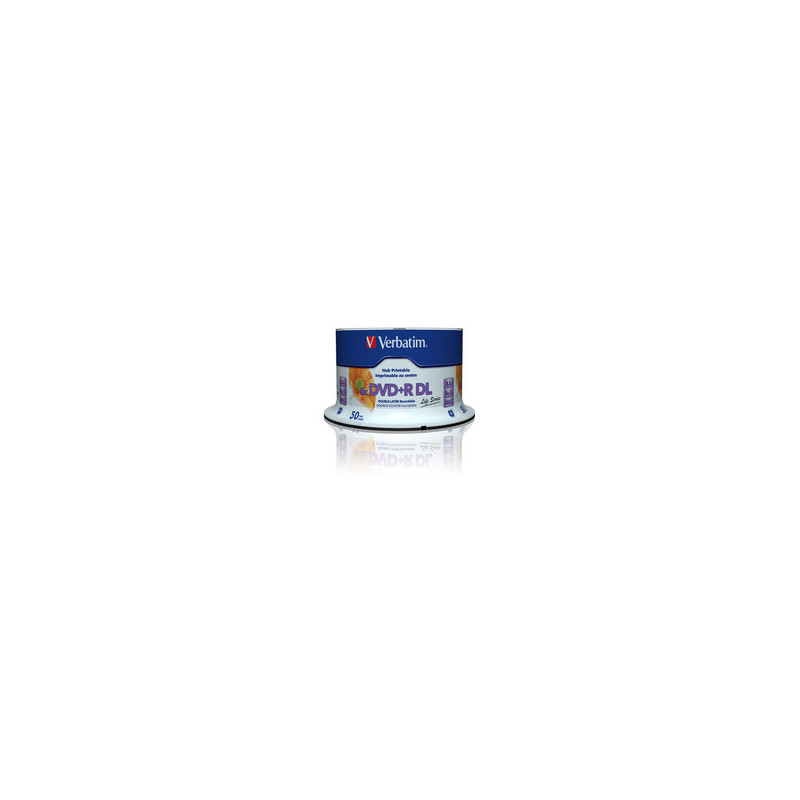 Verbatim DVD+R DL 97693 wide 1x50 8x Speed 8.5GB Life Series