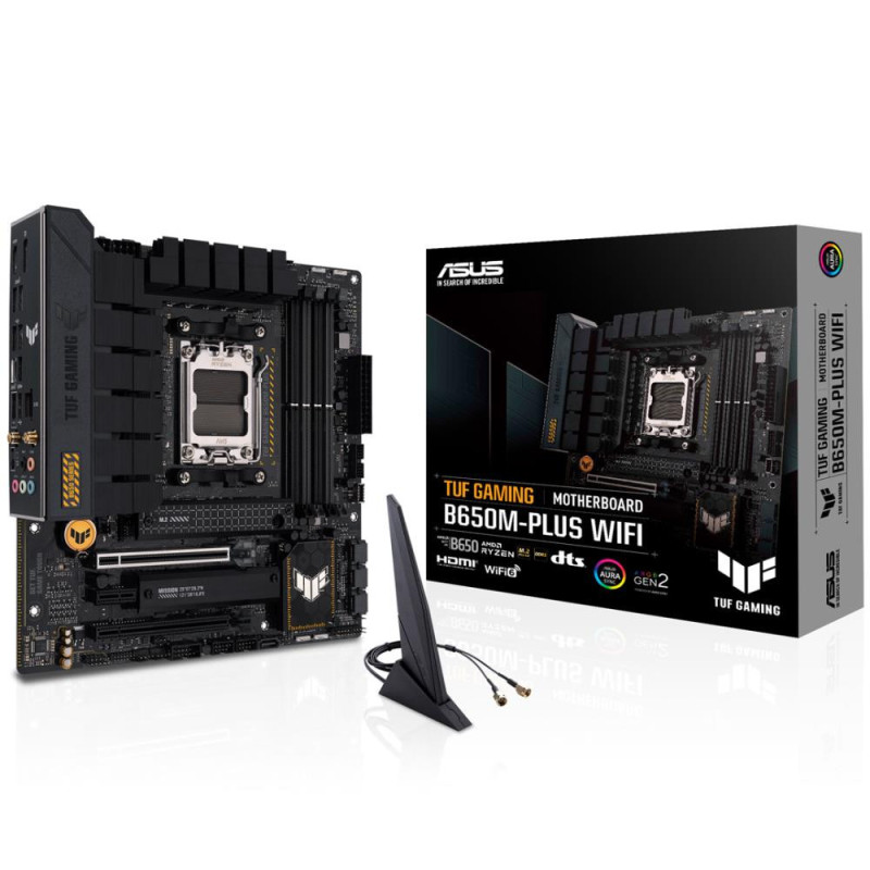 MainboardASUSAMD B650SAM5MicroATXMemory DDR5Memory slots 41xPCI-Express 4.0 1x1xPCI-Express 4.0 16x2xM.21xHDMI1xDisplayP