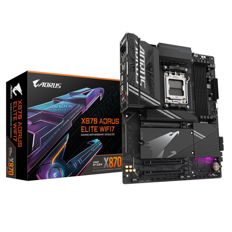 Gigabyte X870 AORUS Elite WiFi7 AMD X870 Mainboard - Socket AM5 DDR5
