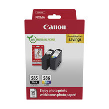 Canon Canon PG-585 / CL-586 PVP naboj z tuszem 2 szt. Oryginalny Czarny Cyjan Purpurowy Zolty
