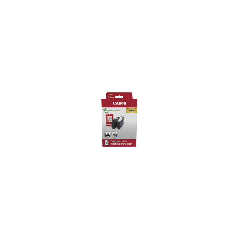 Canon Canon PG-585 / CL-586 PVP naboj z tuszem 2 szt. Oryginalny Czarny Cyjan Purpurowy Zolty