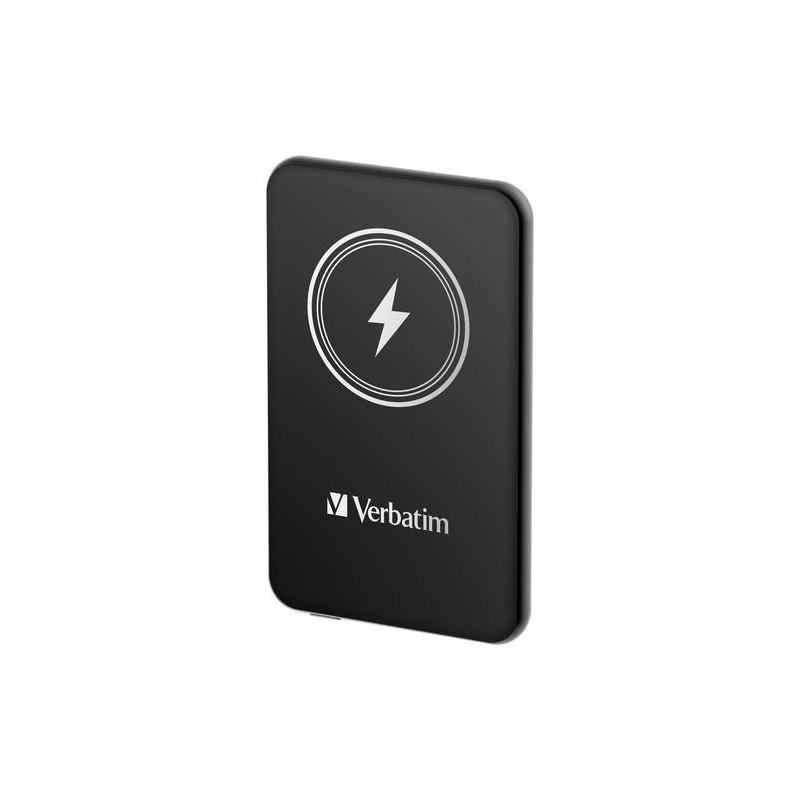 Verbatim Charge AnA Go Magnetic Wireless Power Bank 5000 Bla - Schwarz (32240) 0023942322405