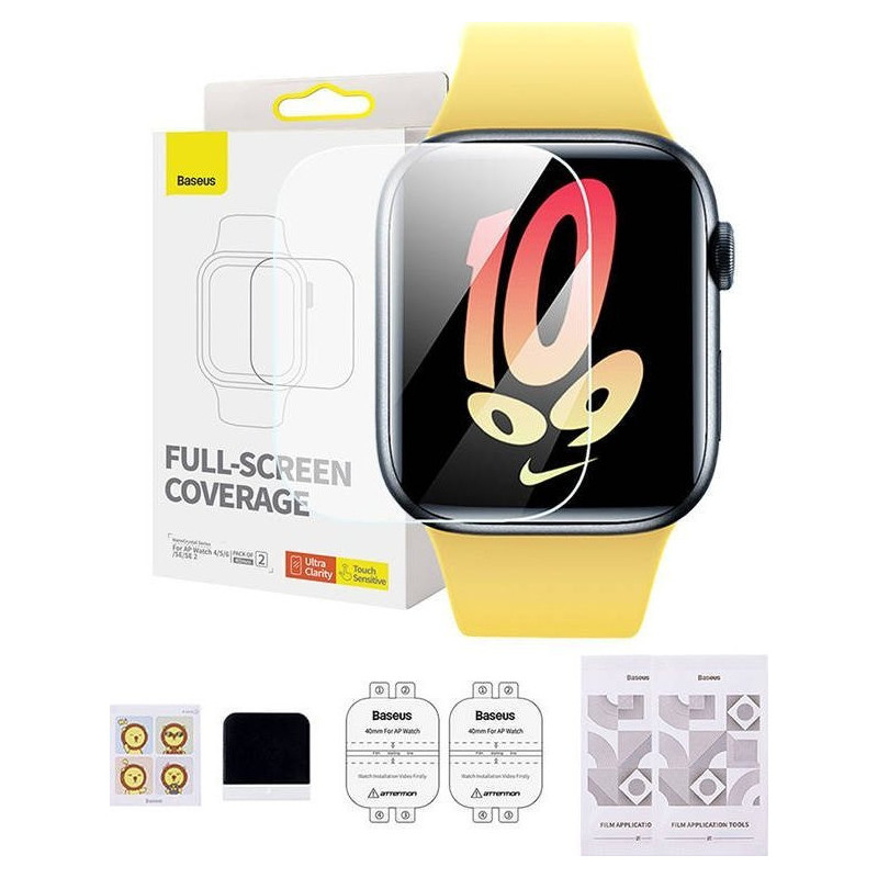 Baseus 40mm Protective Film for AP Watch 456SESE 2 Clear