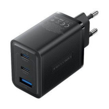 Cargador gan de pared vention ferb0-eu 2xusb tipo-c 1xusb 65w