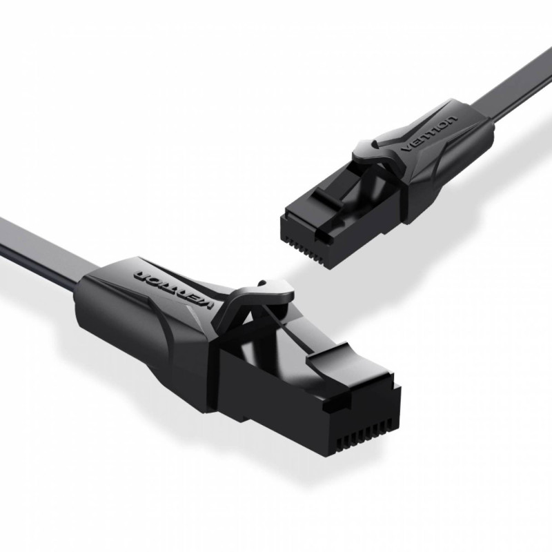 Vention Flat Patch Cable UTP Cat6 3m black IBABI