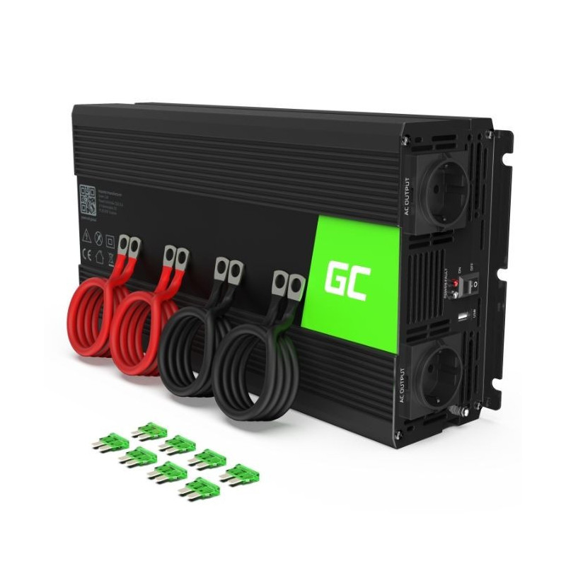 Green Cell Car Power Inverter 12V to 220V 2000W / 4000W