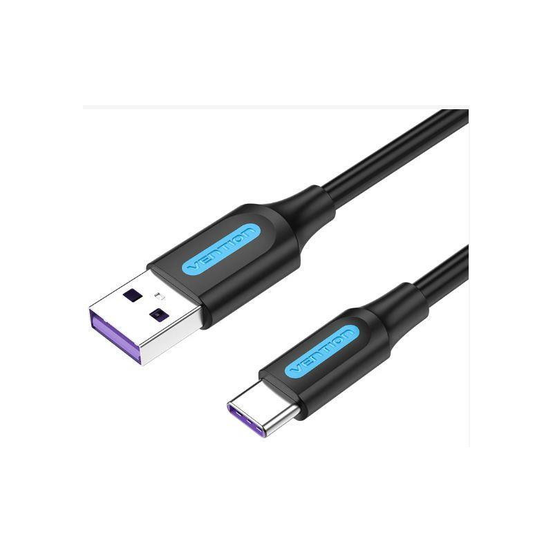 Cable usb 2.0 tipo-c vention corbg usb macho usb tipo-c macho 1.5m negro