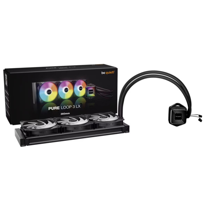 be quiet! PURE LOOP 3 LX Processor All-in-one liquid cooler 12 cm Black 1 pc(s)