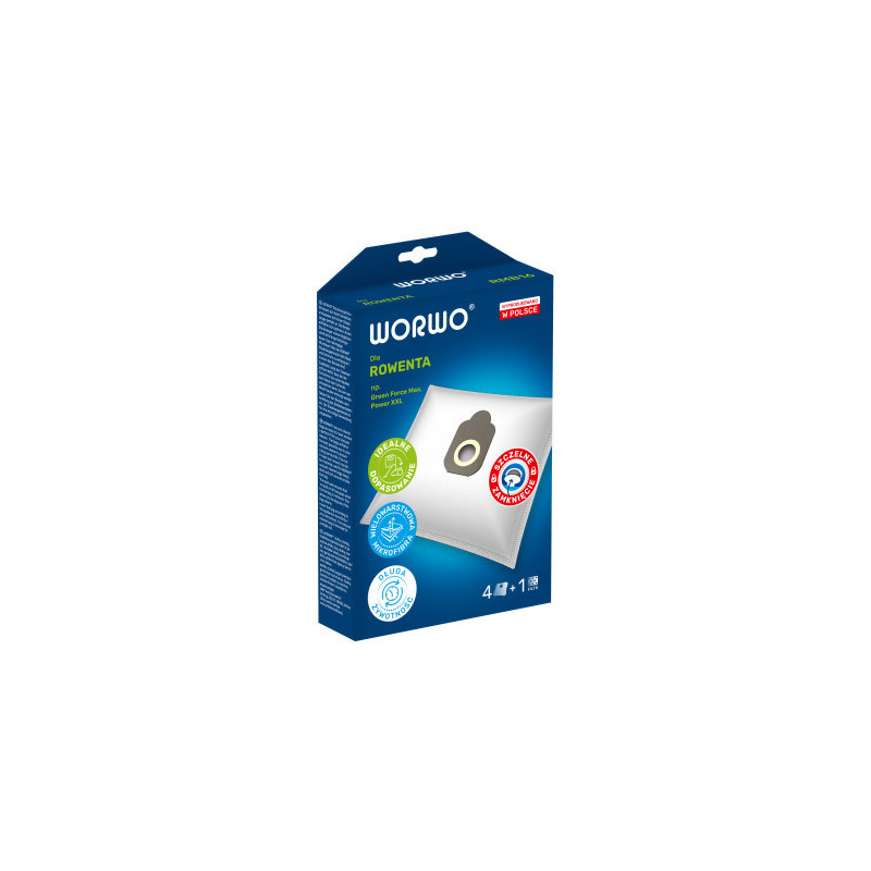 Worwo RMB16K vacuum cleaner bags for various Rowenta and Tefal vacuum models