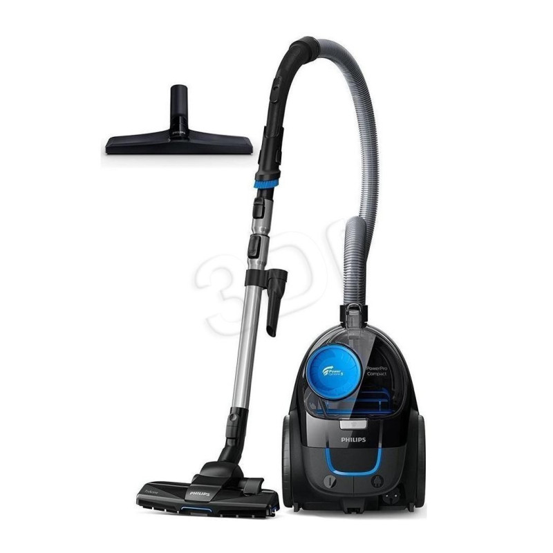 PHILIPS PowerPro Compact bezmaisu putekļsūcējs 750 W (melns) FC9331 / 09