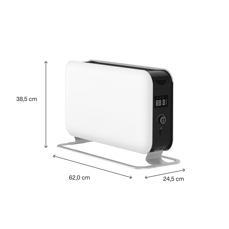Mill Portable Heater CO1500MAXWIFI3 Convection Heater 1500 W Suitable for rooms up to 14-18 m White IPX4