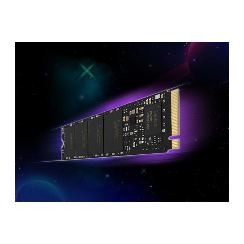 Lexar SSD NM620 512 GB SSD form factor M.2 2280 SSD interface PCIe Gen3x4 Write speed 2400 MB / s Read speed 3300 MB / s