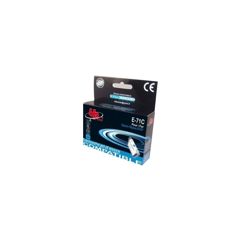 Tintes kārtridžs UPrint Epson T0712C Cyan