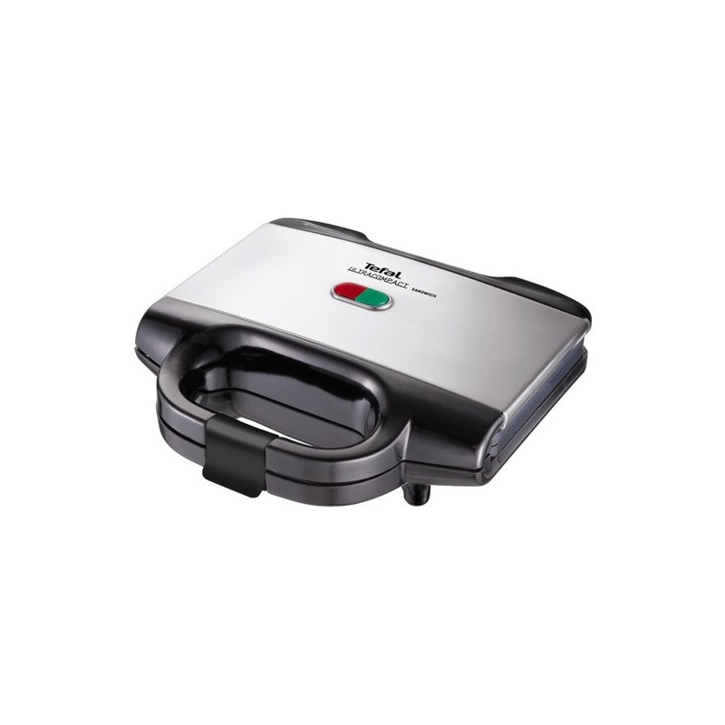 TEFAL sviestmaižu tosteris Ultracompact melna / sudraba SM1552